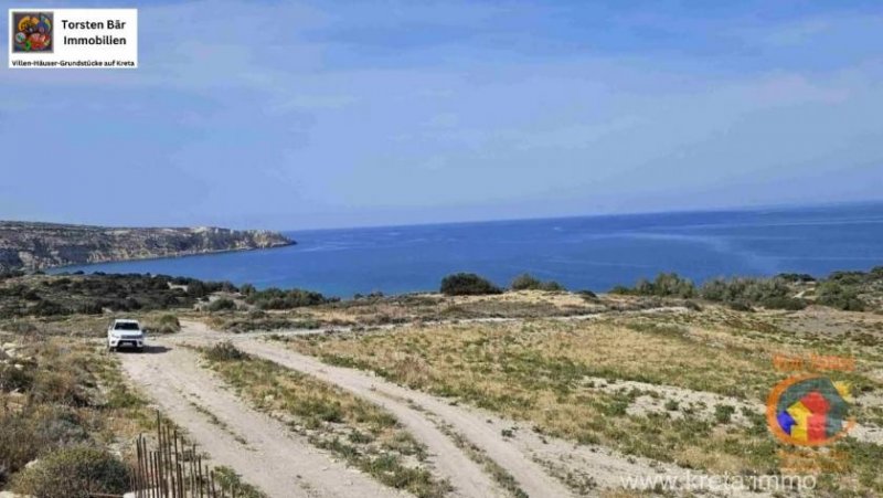 Pitsidia Kreta, Pitsidia, Grundstück (4.000m²) mit Meerblick zu verkaufen Grundstück kaufen